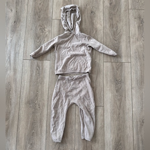 H&M Matching Sets Hm Tan Sweat Suit Poshmark